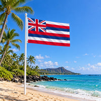 Hawaii State Flag 3x5 displayed outdoors
