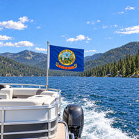 Idaho State Flag 3x5 displayed outdoors