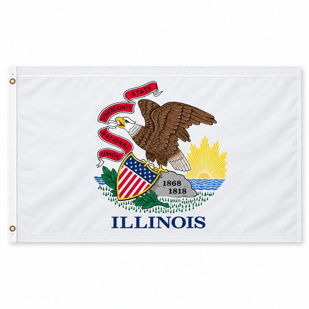 Illinois State Flag 3x5