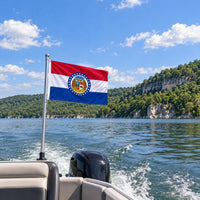 Missouri State Flag 3x5 displayed outdoors