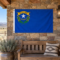 Nevada State Flag 3x5 displayed outdoors