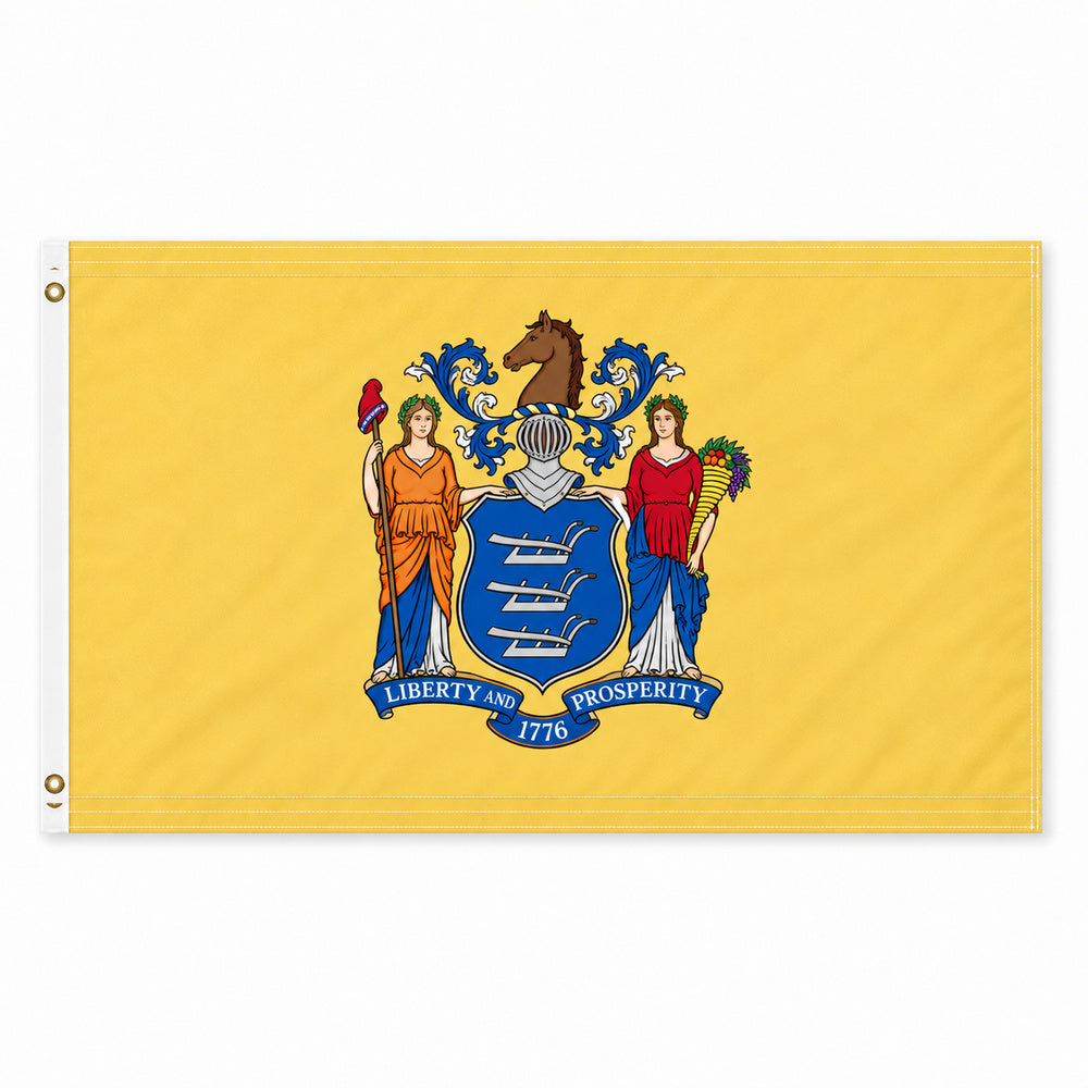New Jersey State Flag 3x5