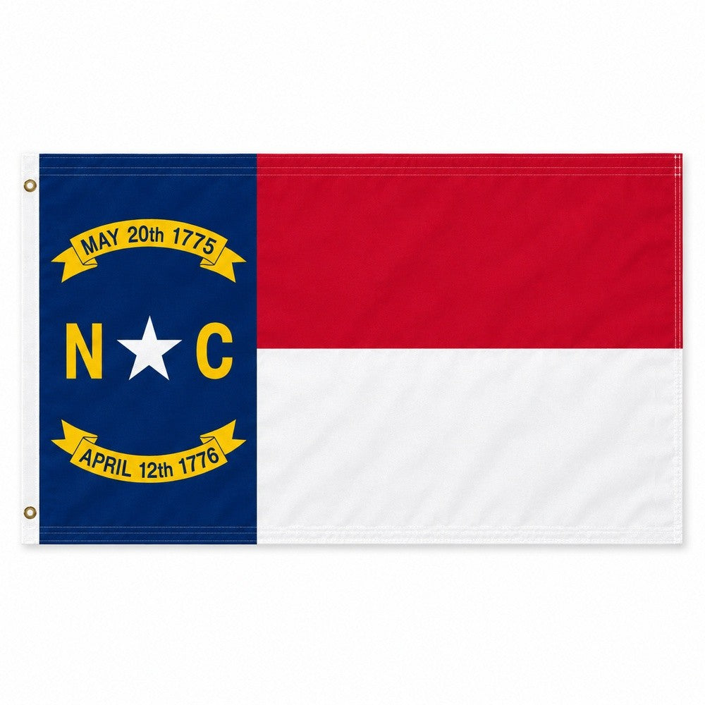 North Carolina State Flag 3x5