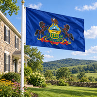 Pennsylvania State Flag 3x5 displayed outdoors