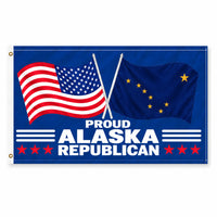 Proud Alaska Republican Flag 3x5