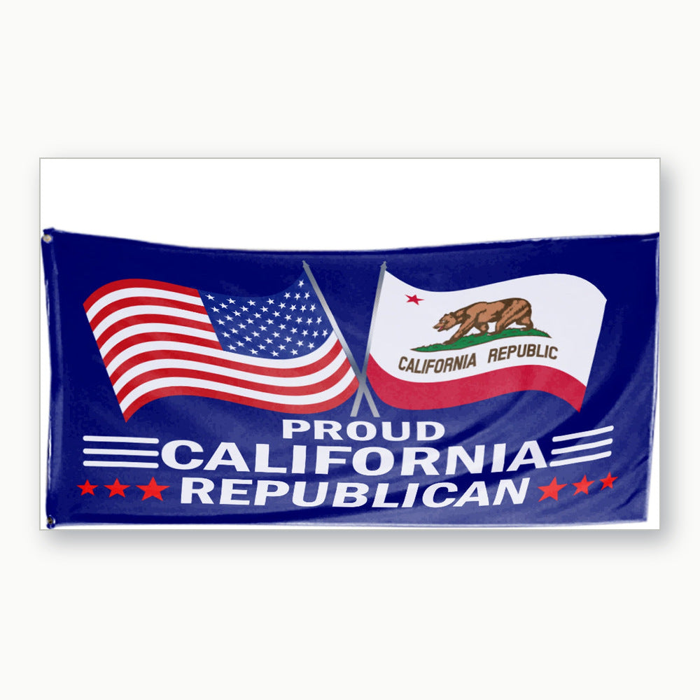 Proud California Republican Flag 3x5