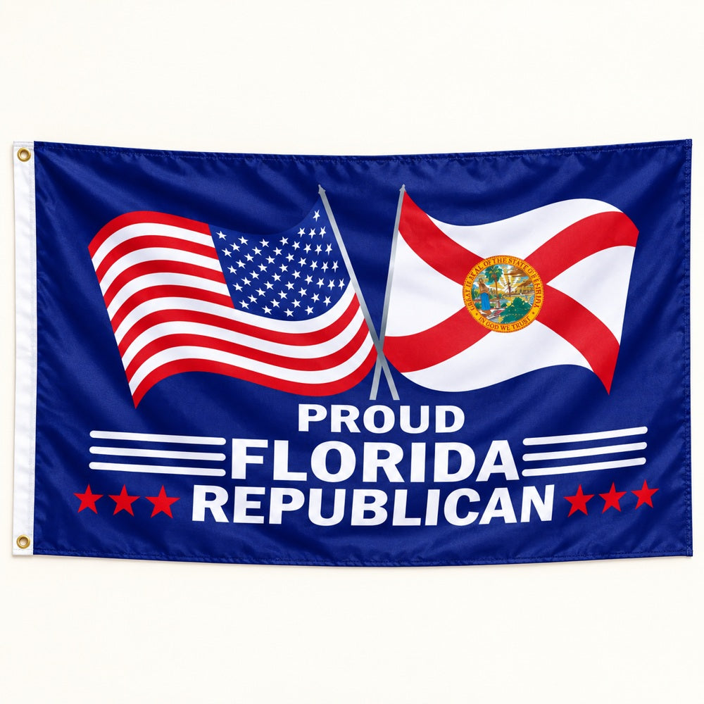 Proud Florida Republican Flag 3x5