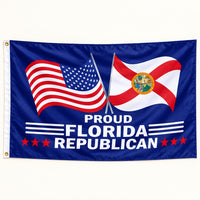 Proud Florida Republican Flag 3x5