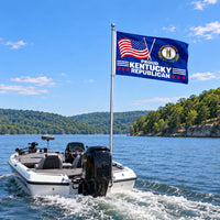 Proud Kentucky Republican Flag 3x5 displayed outdoors