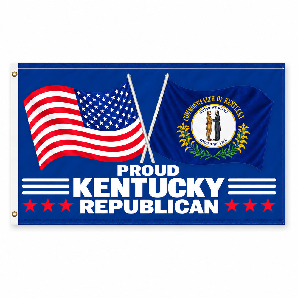Proud Kentucky Republican Flag 3x5