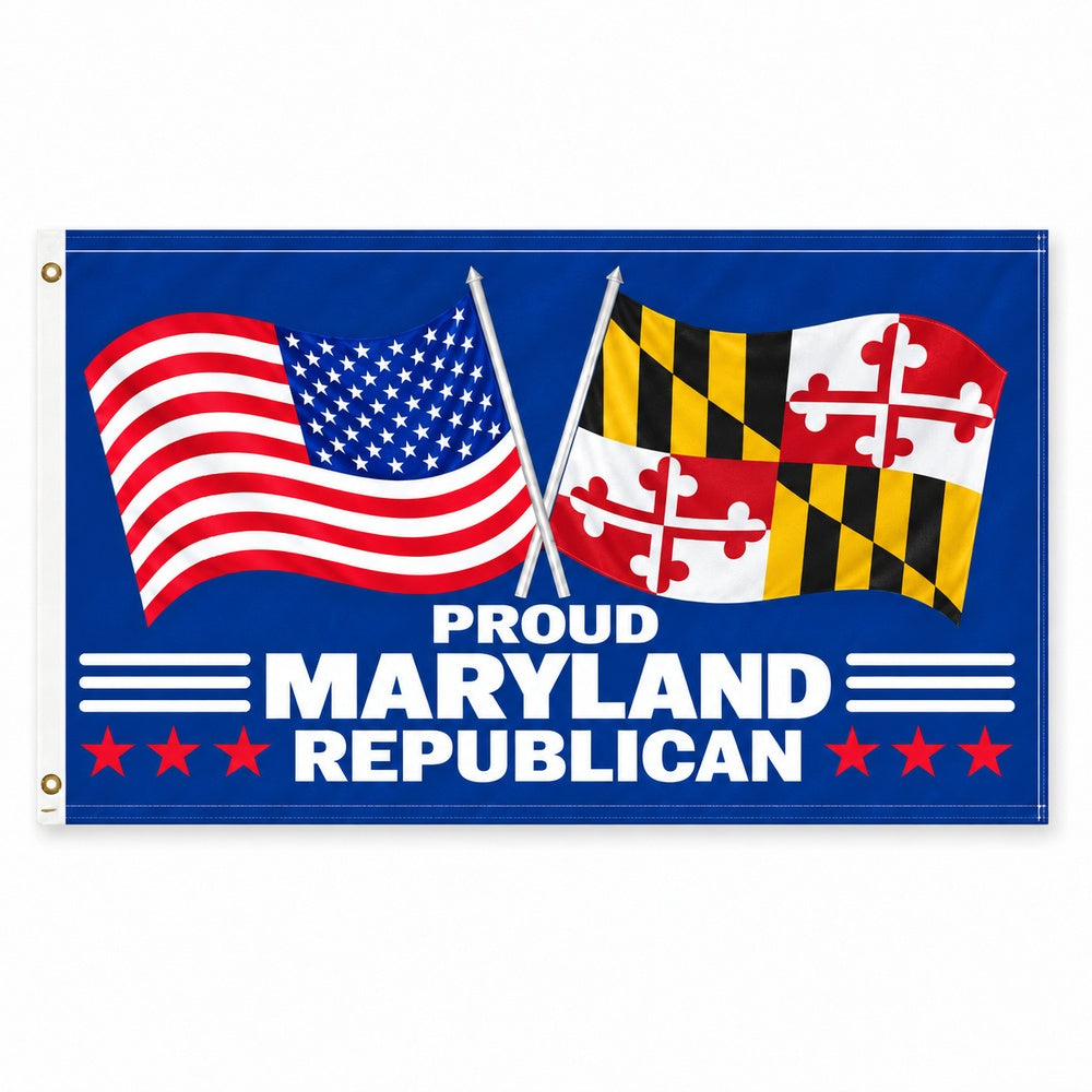 Proud Maryland Republican Flag 3x5