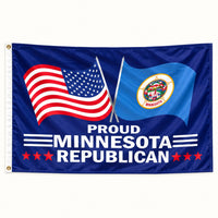 Proud Minnesota Republican Flag 3x5