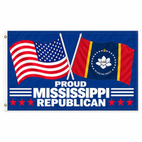 Proud Mississippi Republican Flag 3x5