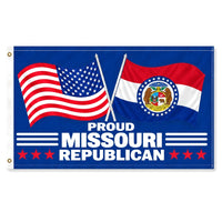 Proud Missouri Republican Flag 3x5