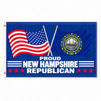 Proud New Hampshire Republican Flag 3x5