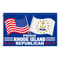 Proud Rhode Island Republican Flag 3x5