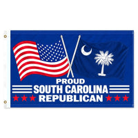 Proud South Carolina Republican Flag 3x5