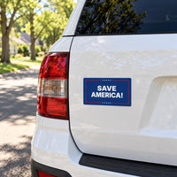 Save America Magnet 3x5 inch on a vehicle