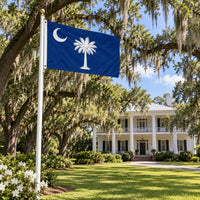 South Carolina State Flag 3x5 displayed outdoors