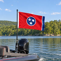 Tennessee State Flag 3x5 displayed outdoors