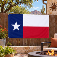 Texas State Flag 3x5 displayed outdoors