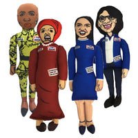 The Squad dog chew toy 4-pack – Ocasio-Cortez, Omar, Tlaib, Pressley
