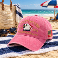 USA 250th Anniversary Eagle Cap - Pink - lifestyle