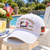 USA 250th Anniversary Eagle Cap - White - lifestyle