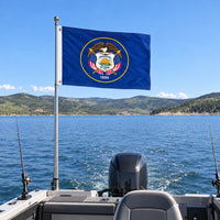 Utah Historic State Flag 3x5 displayed outdoors