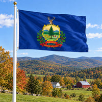 Vermont State Flag 3x5 displayed outdoors
