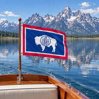 Wyoming State Flag 3x5 displayed outdoors