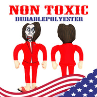 Extra Large Nancy Pelosi Tough Plush Dog Chew Toy with Squeaker - Official Republican Dogs