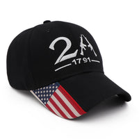 2nd Amendment 2A Limited Edition Black Embroidered Hat