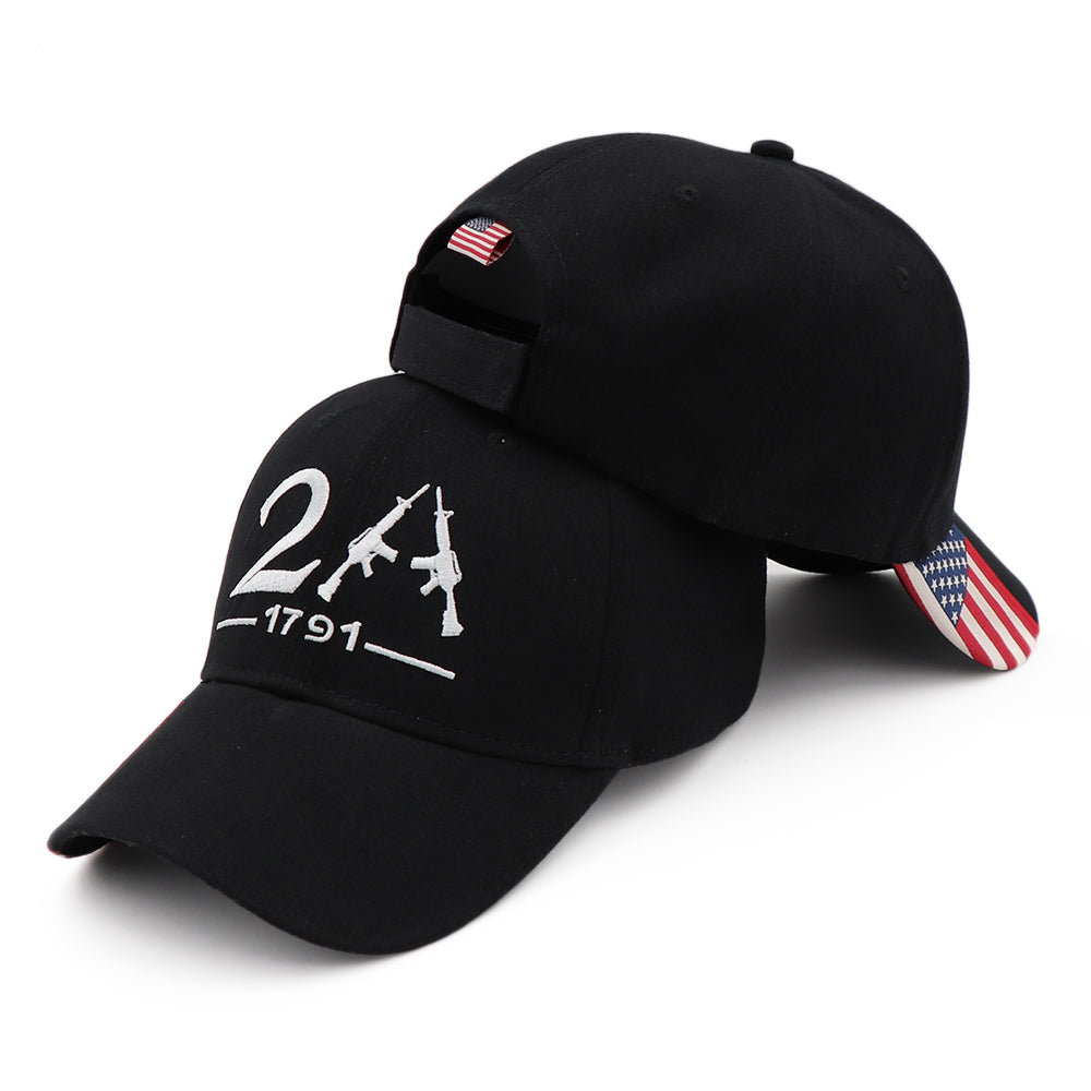 2nd Amendment 2A Limited Edition Black Embroidered Hat