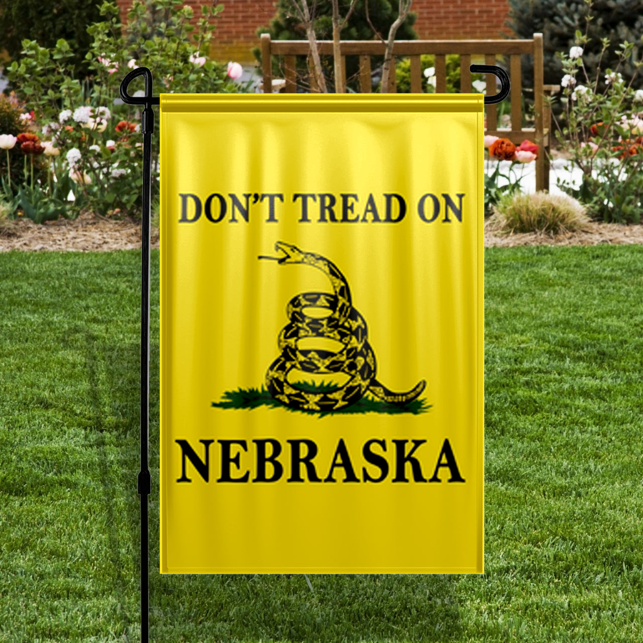 Don't Tread On Nebraska Yard Flag- Limited Edition Garden Flag