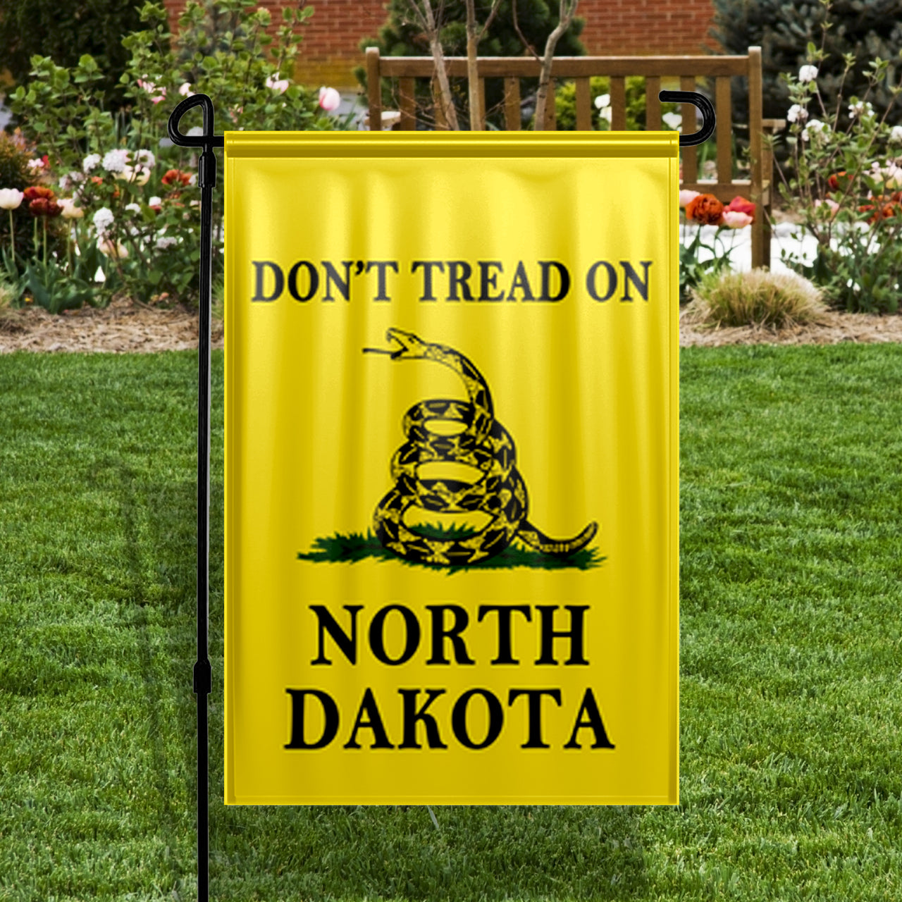 Don't Tread On North Dakota Yard Flag- Limited Edition Garden Flag
