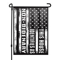 This House Identifies As Non Bidenary Yard Flag