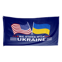 We Stand With Ukraine Limited Edition 3 x 5 Flag