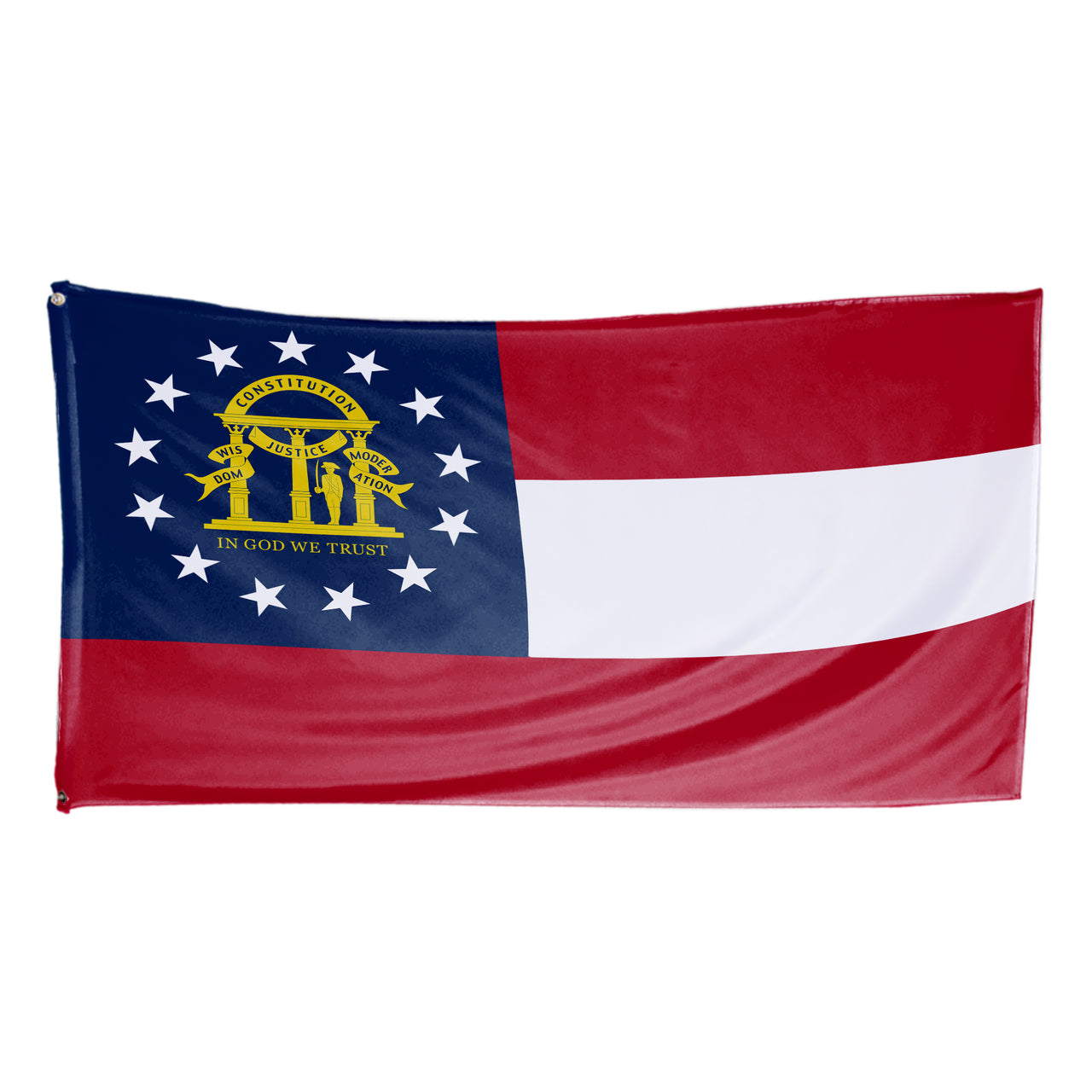 Georgia State Flag 3 x 5 Feet