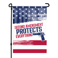 Second Amendment Protects Everything Yard Flag