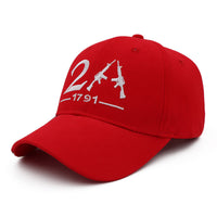 2nd Amendment 2A Limited Edition Red Embroidered Hat