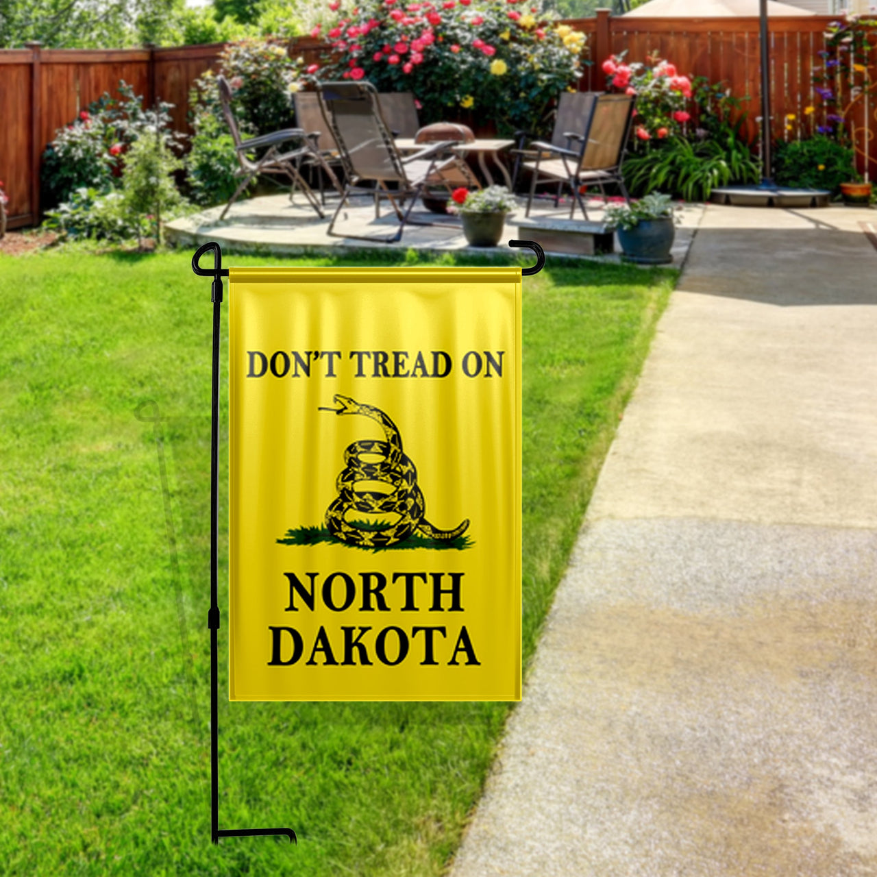 Don't Tread On North Dakota Yard Flag- Limited Edition Garden Flag