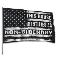 Identifies As Non Bidenary 3 x 5 Flag
