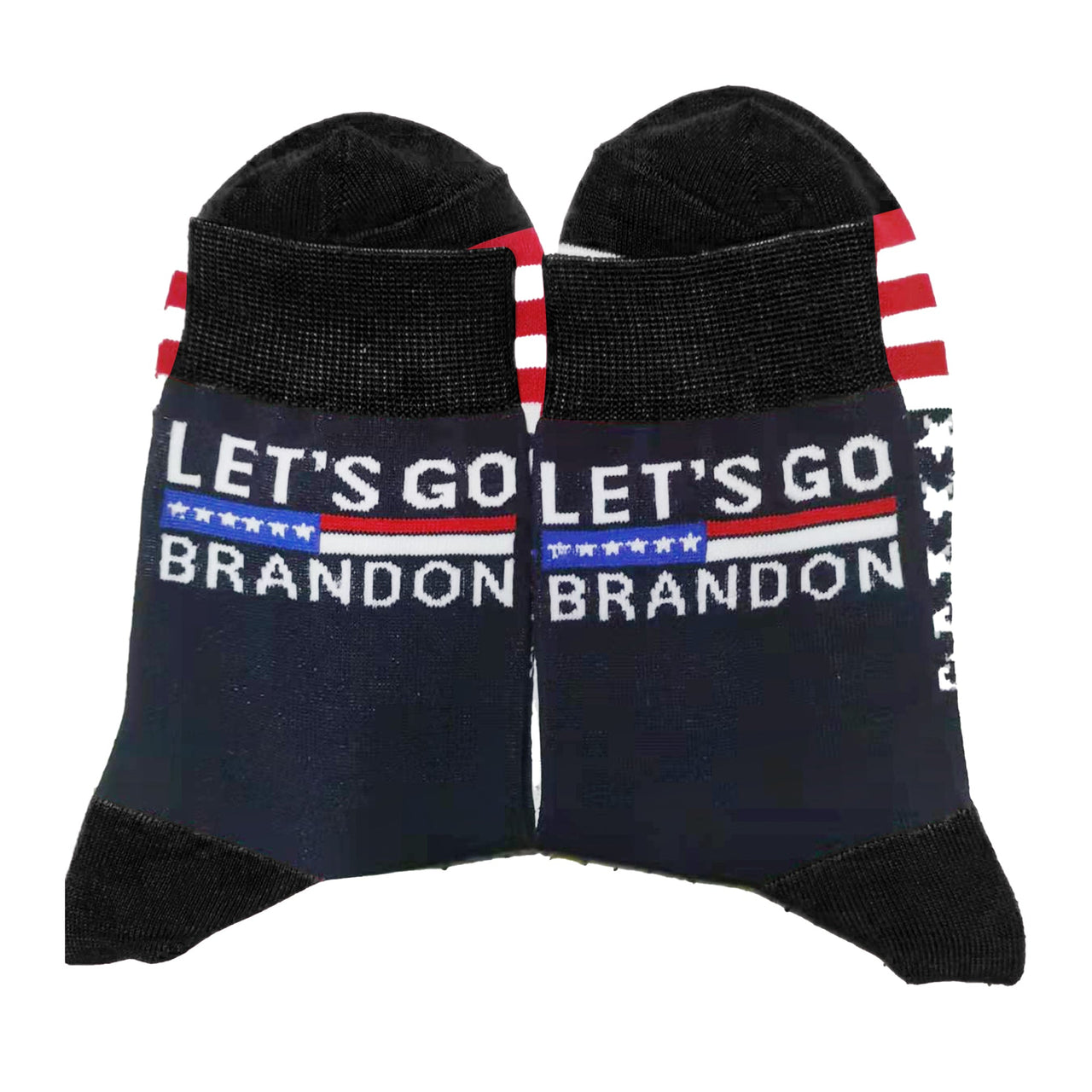 Let's Go Brandon Navy Socks