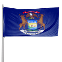 Michigan State Flag 3 x 5 Feet