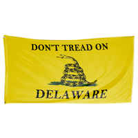 Don't Tread on Delaware 3 x 5 Gadsden Flag - Limited Edition