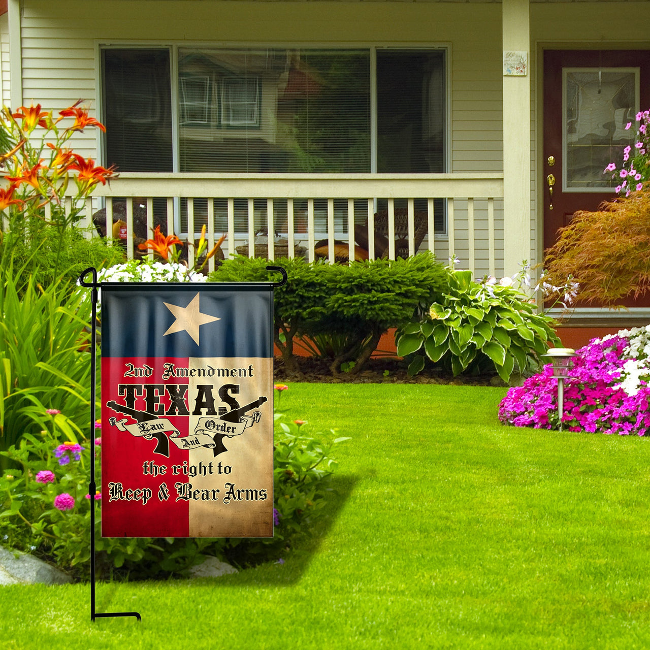 Texas Law & Order Yard Flag