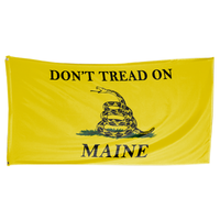 Don't Tread on Maine 3 x 5 Gadsden Flag - Limited Edition