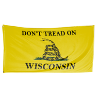 Don't Tread on Wisconsin 3 x 5 Gadsden Flag - Limited Edition