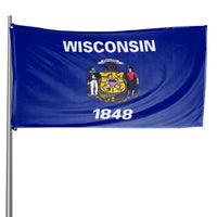 Wisconsin State Flag 3 x 5 Feet